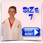 Kids Science Lab Coat Size 7